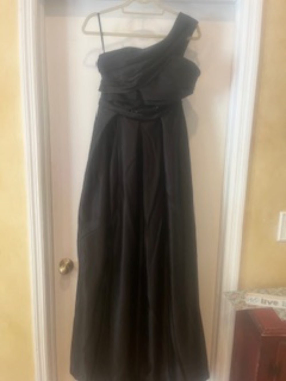 Beaded & Satin Formal Gown